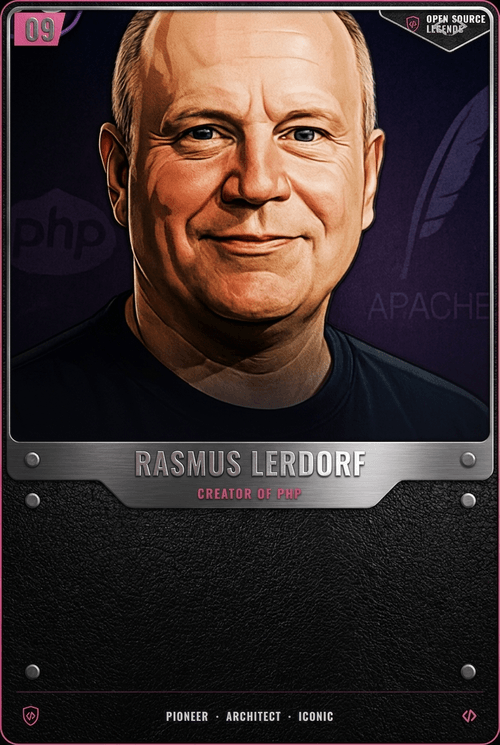 Rasmus Lerdorf card front