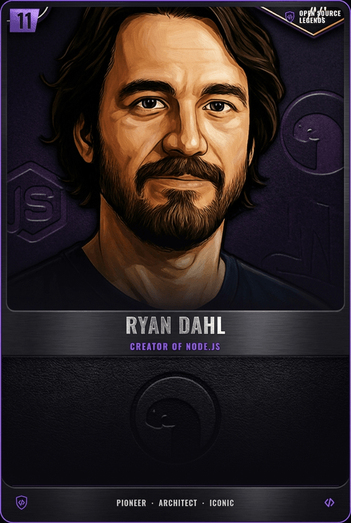 Ryan Dahl card front