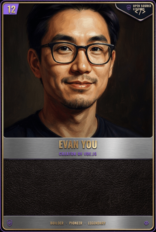 Evan You card front
