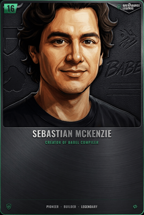 Sebastian McKenzie card front