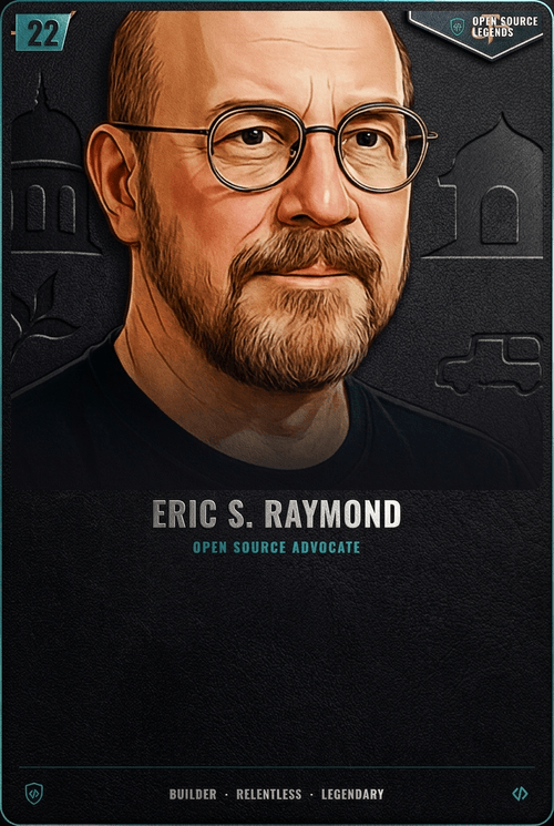 Eric S. Raymond card front