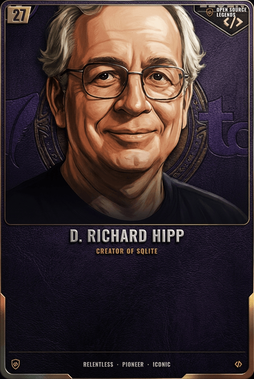 D. Richard Hipp card front