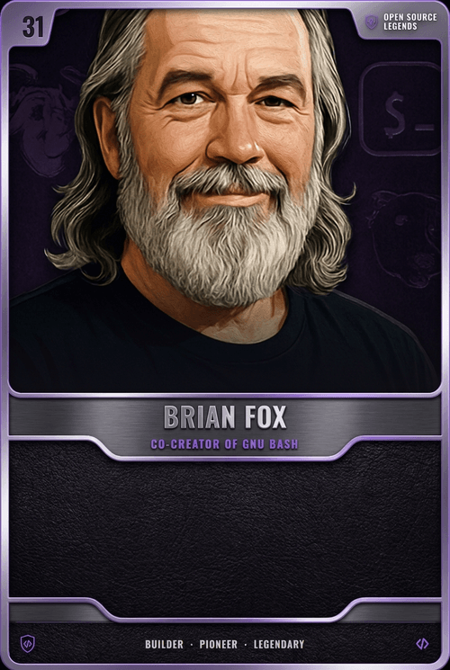 Brian Fox card front