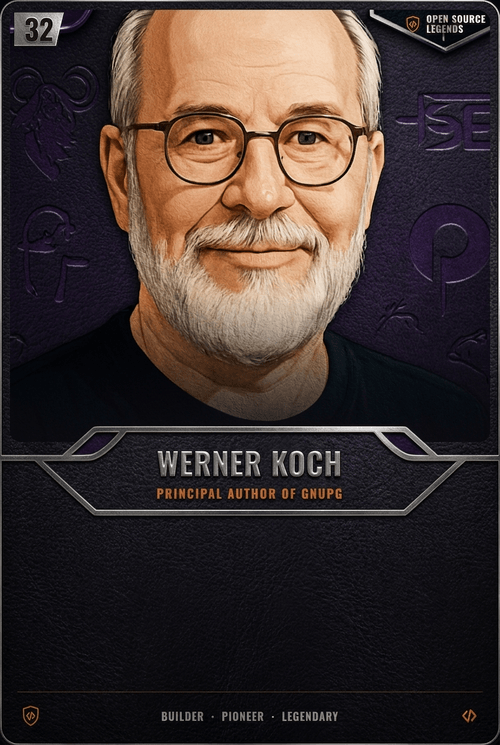Werner Koch card front