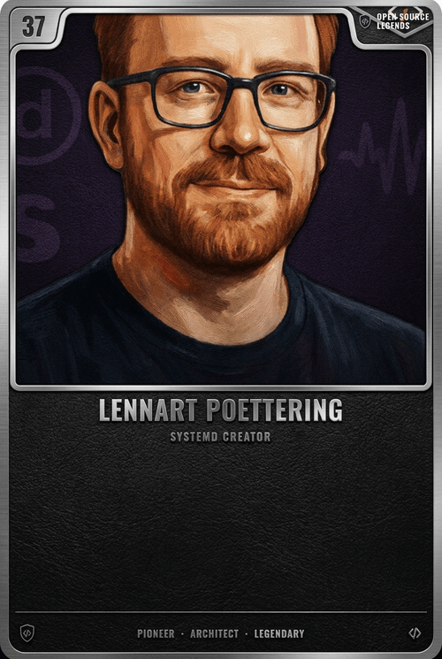 Lennart Poettering card front