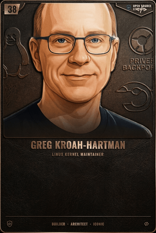 Greg Kroah-Hartman card front
