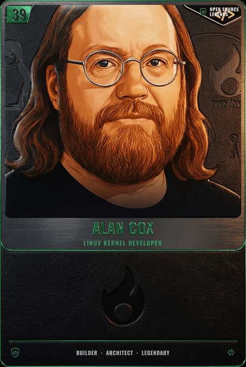 Alan Cox card front