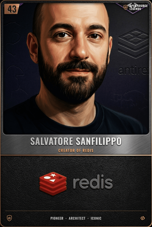 Salvatore Sanfilippo card front