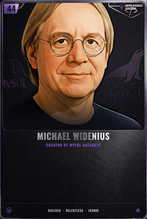 Michael Widenius card front