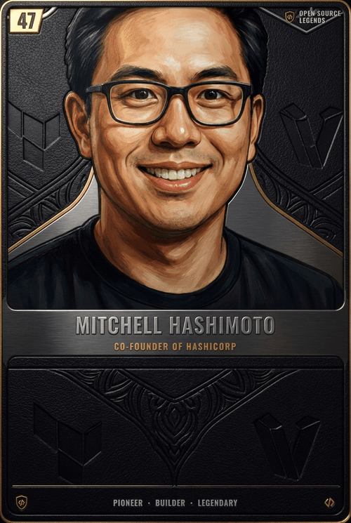 Mitchell Hashimoto card front
