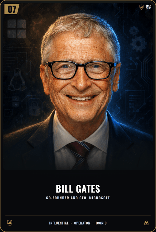 Bill Gates card front