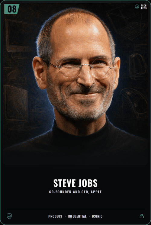 Steve Jobs card front