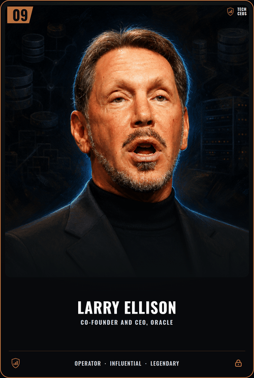 Larry Ellison card front