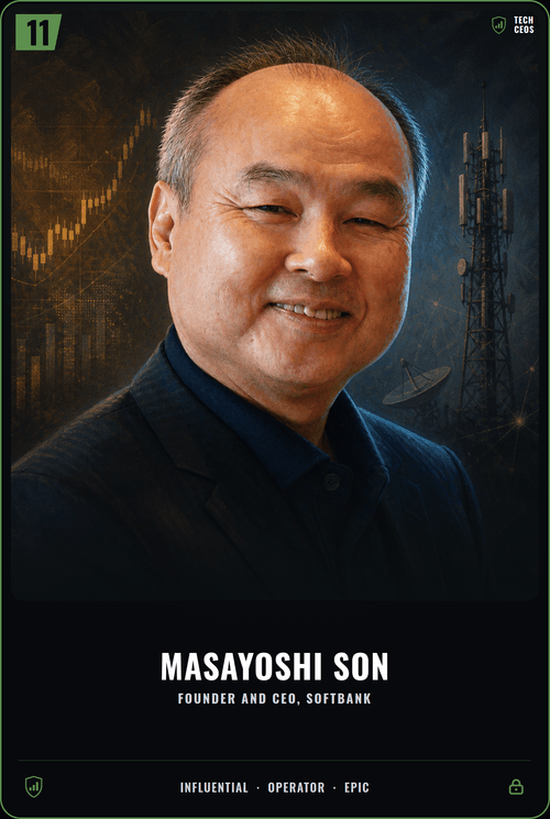 Masayoshi Son card front