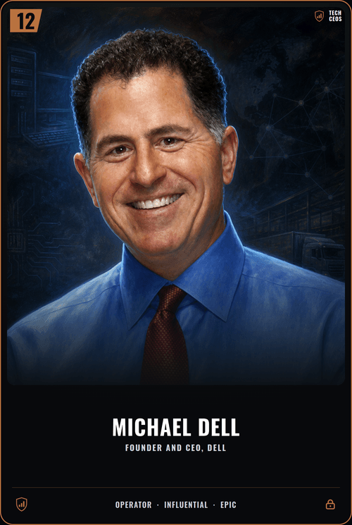 Michael Dell card front
