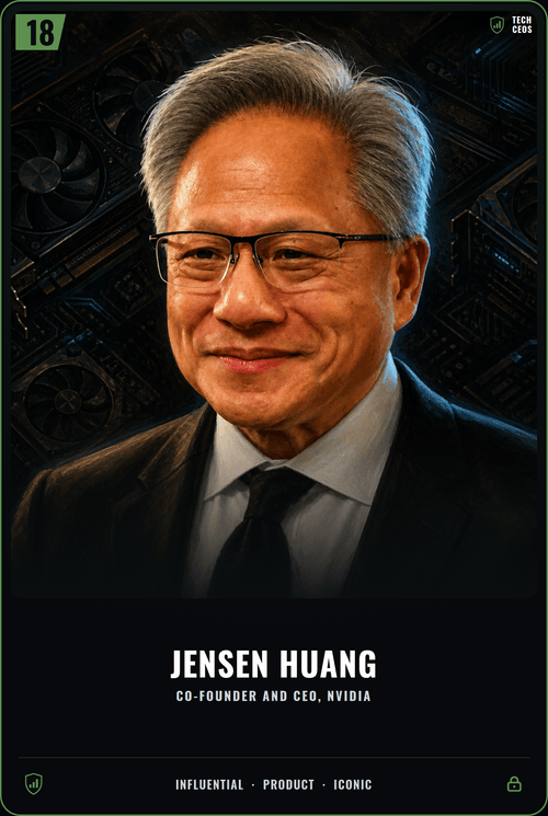 Jensen Huang card front
