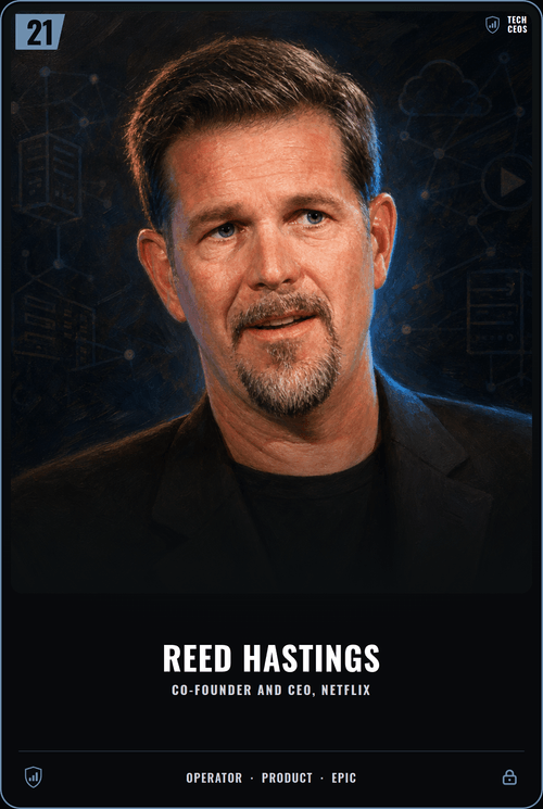 Reed Hastings card front