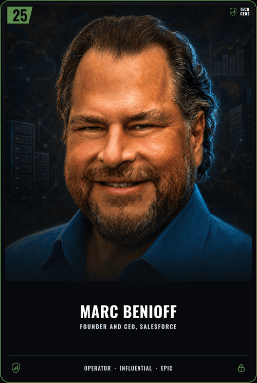 Marc Benioff card front