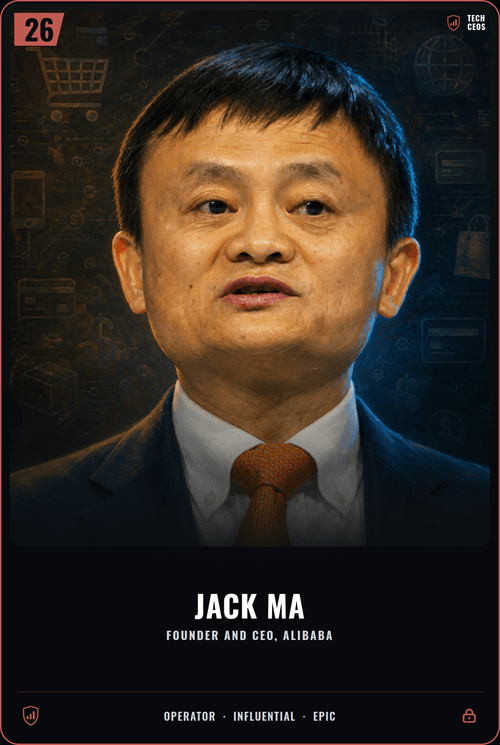 Jack Ma card front