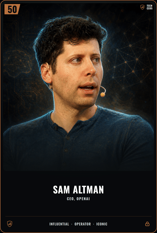 Sam Altman card front