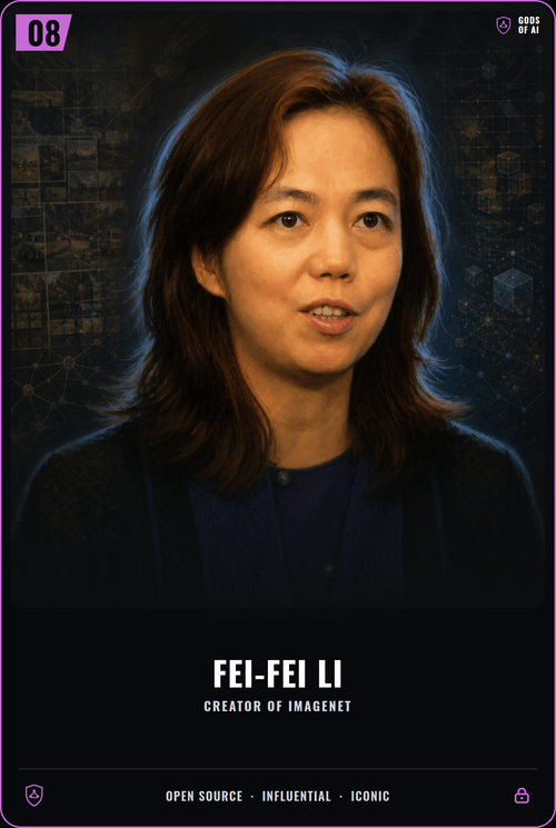 Fei-Fei Li card front