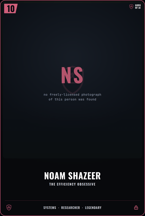 Noam Shazeer card front
