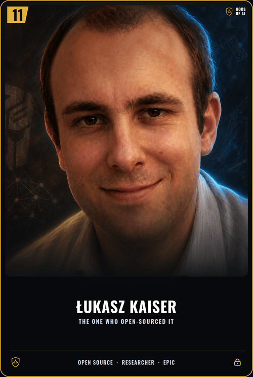 Łukasz Kaiser card front