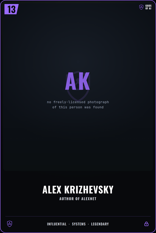 Alex Krizhevsky card front