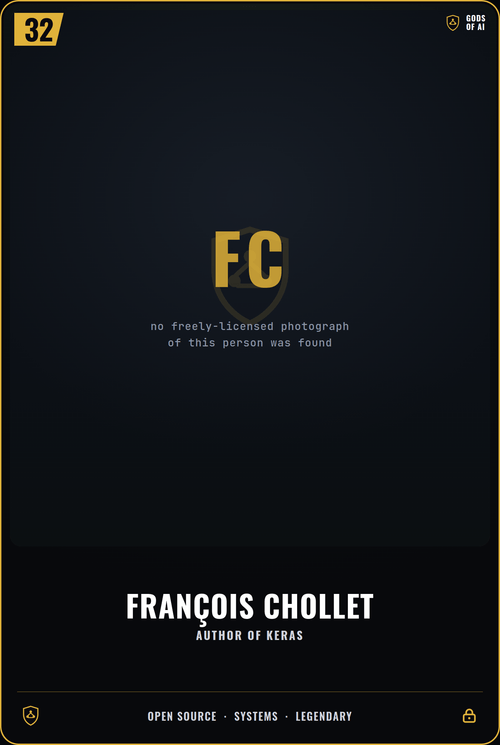 François Chollet card front