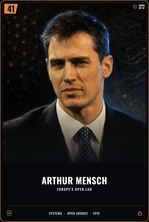 Arthur Mensch card front