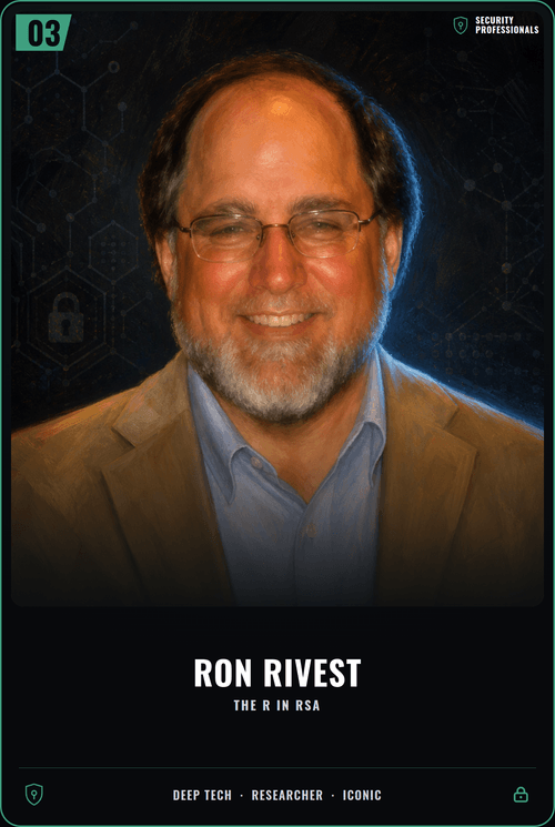 Ron Rivest card front