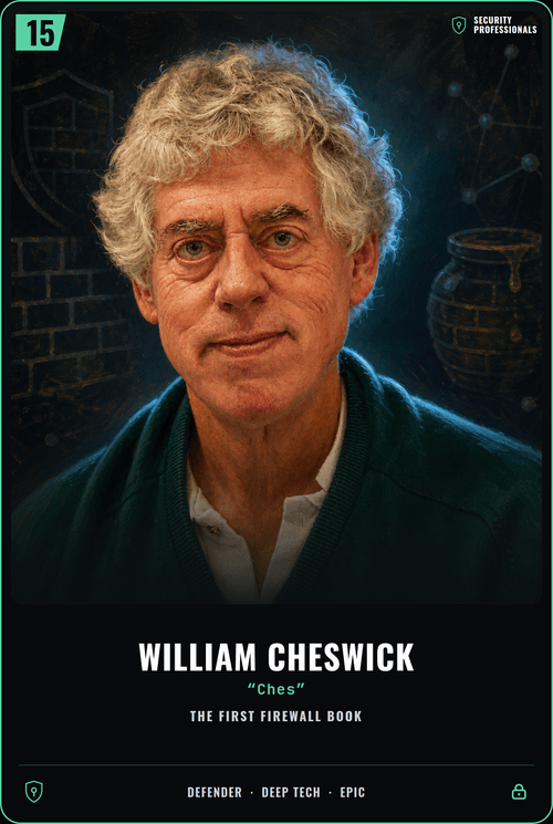 William Cheswick card front