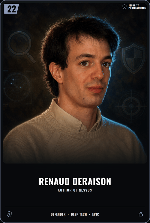 Renaud Deraison card front