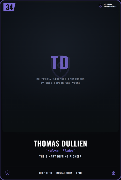 Thomas Dullien card front