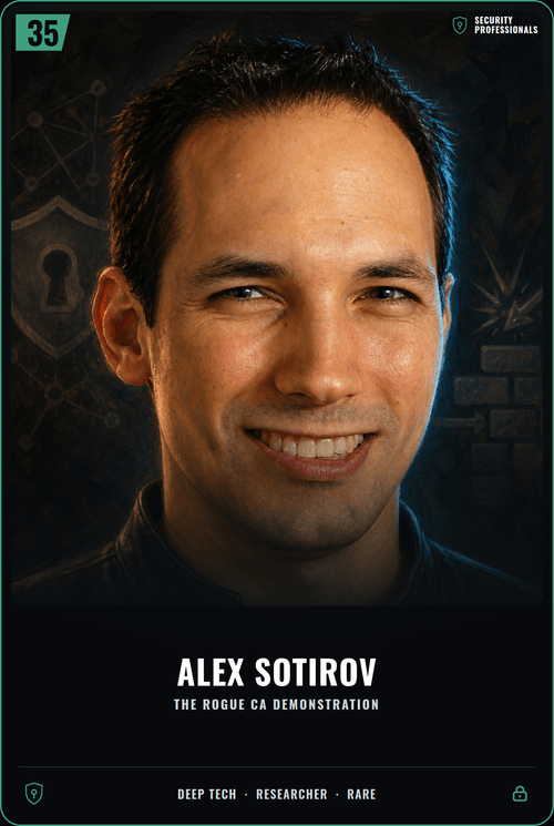 Alex Sotirov card front
