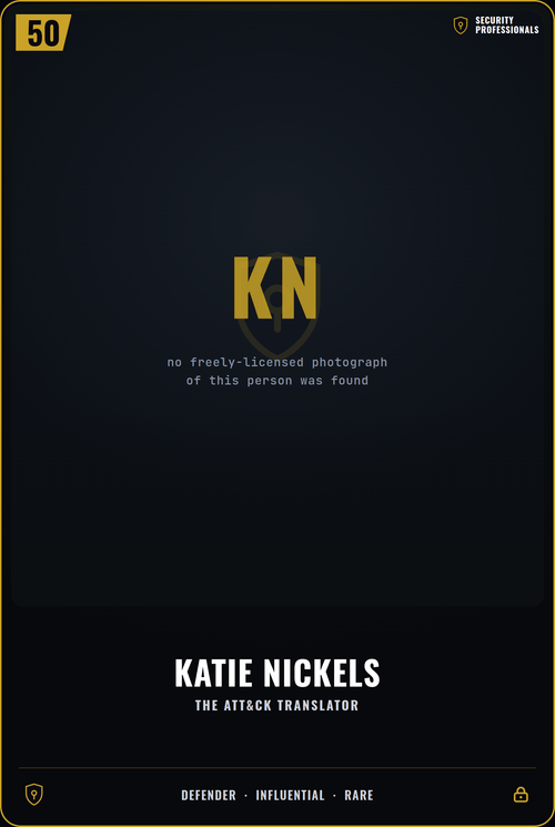 Katie Nickels card front