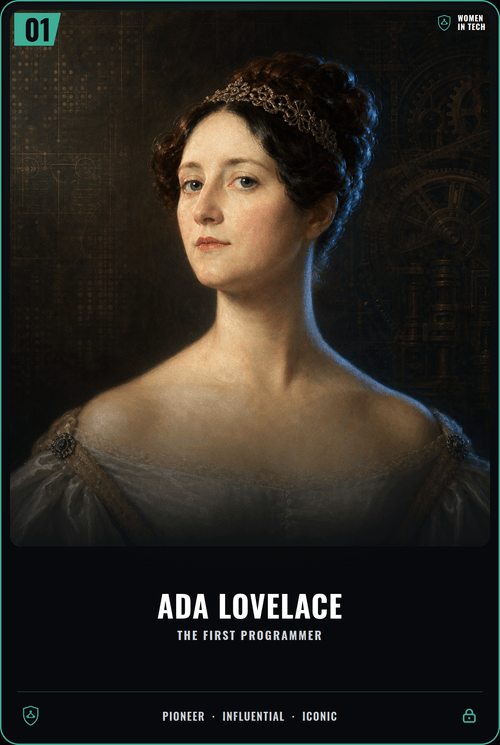 Ada Lovelace card front