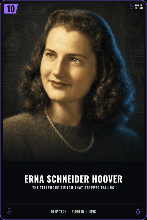 Erna Schneider Hoover card front