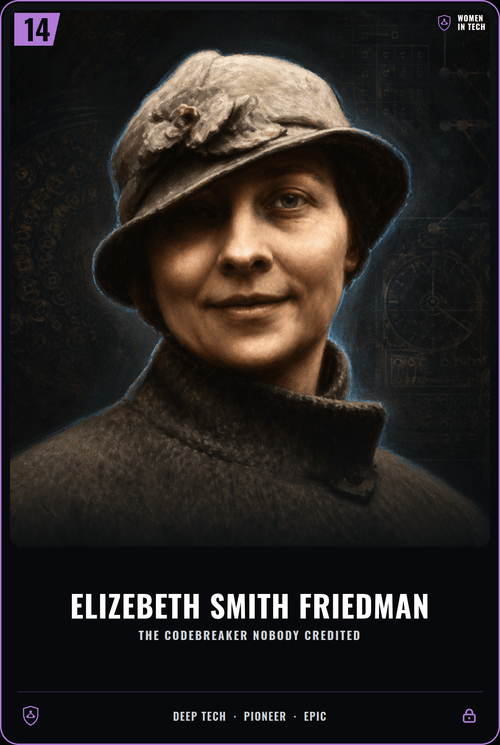 Elizebeth Smith Friedman card front