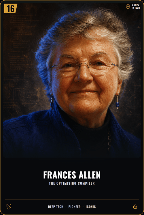 Frances Allen card front