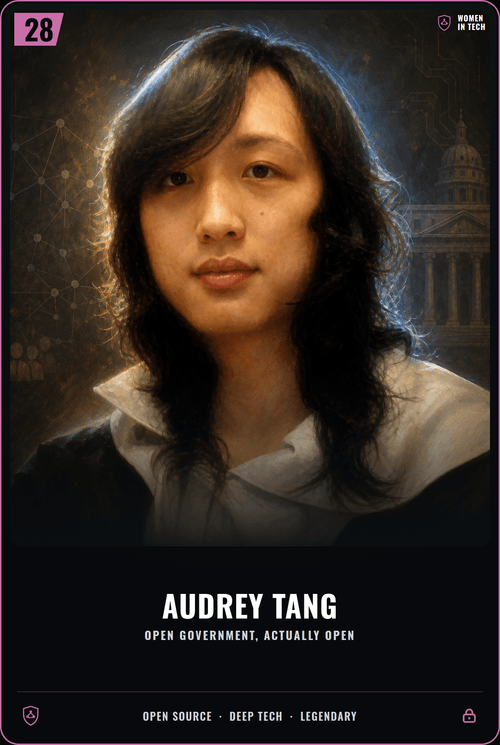 Audrey Tang card front