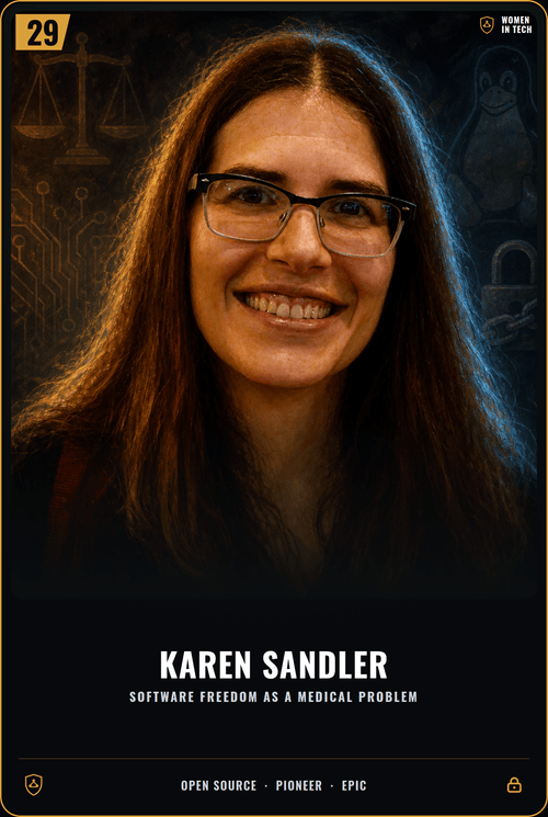 Karen Sandler card front