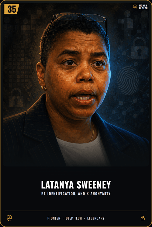 Latanya Sweeney card front