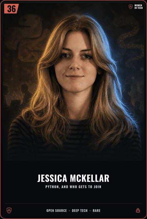Jessica McKellar card front