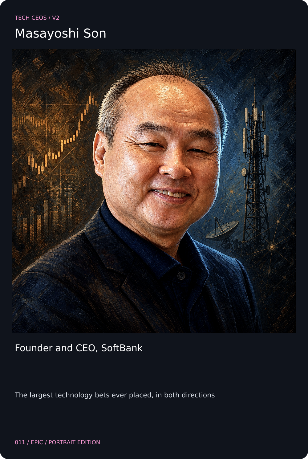 Masayoshi Son card front