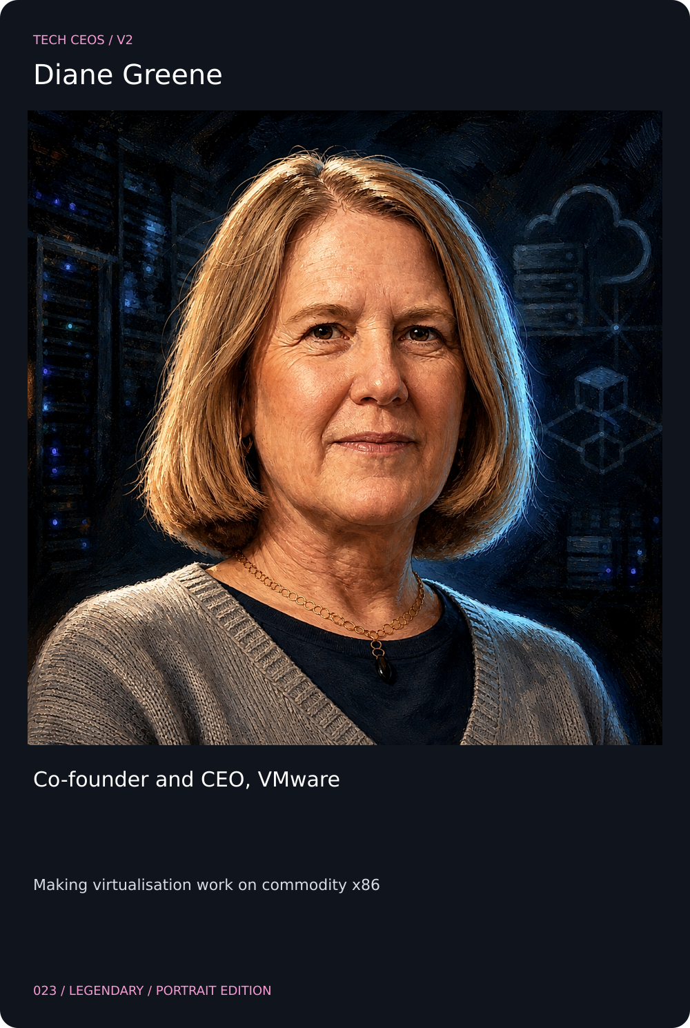 Diane Greene card front
