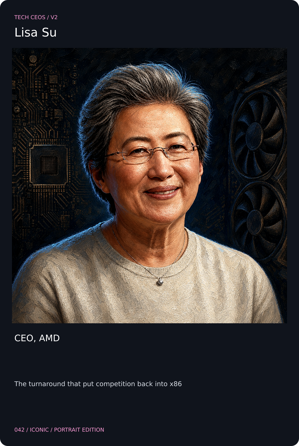 Lisa Su card front