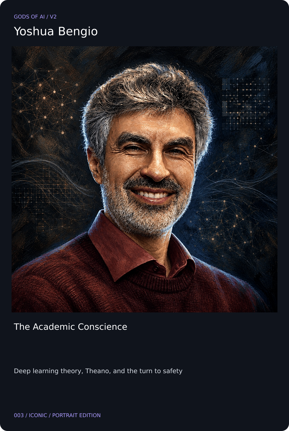 Yoshua Bengio card front