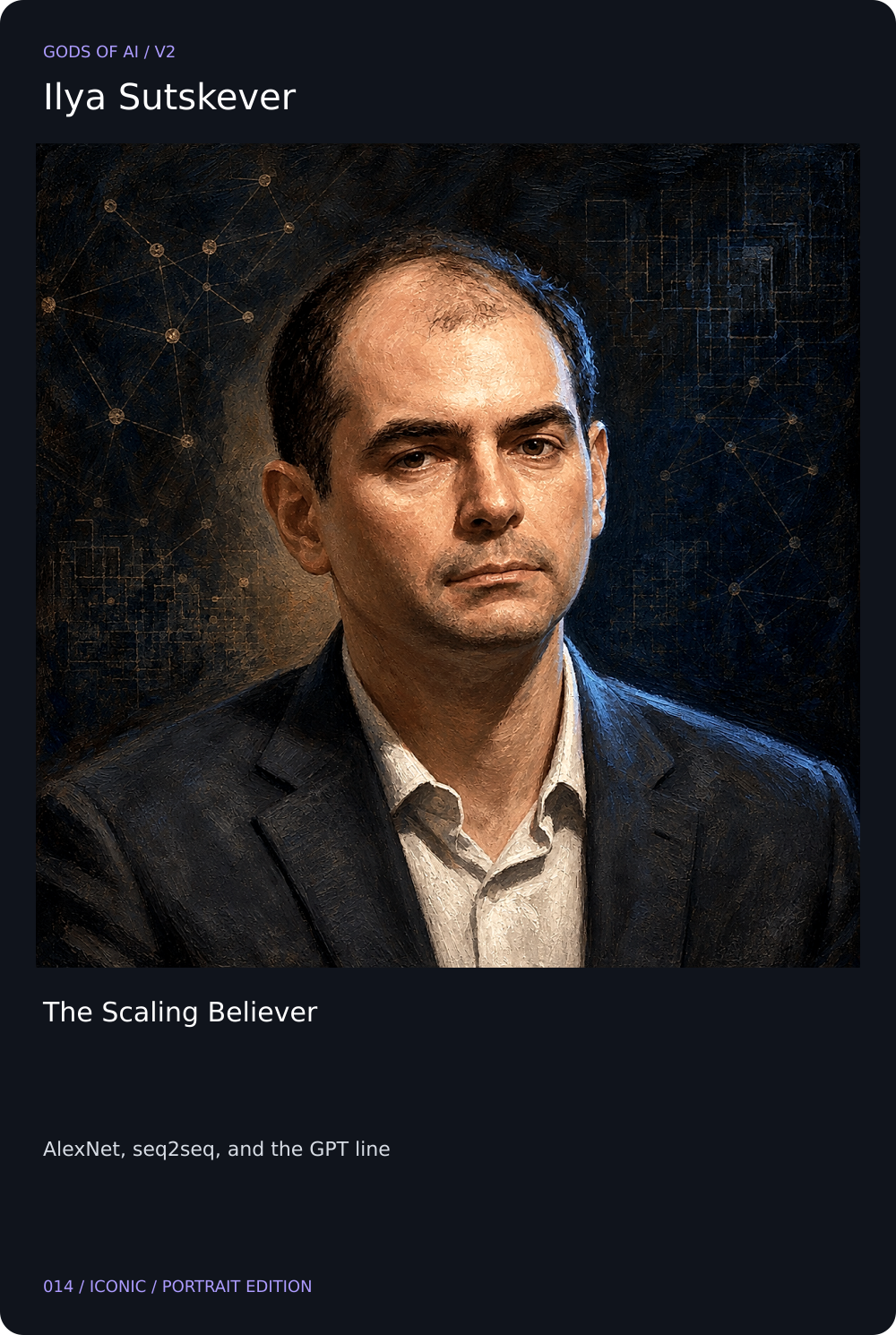 Ilya Sutskever card front