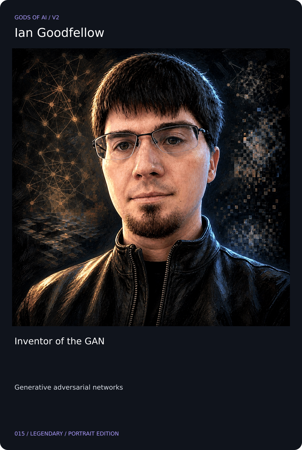 Ian Goodfellow card front